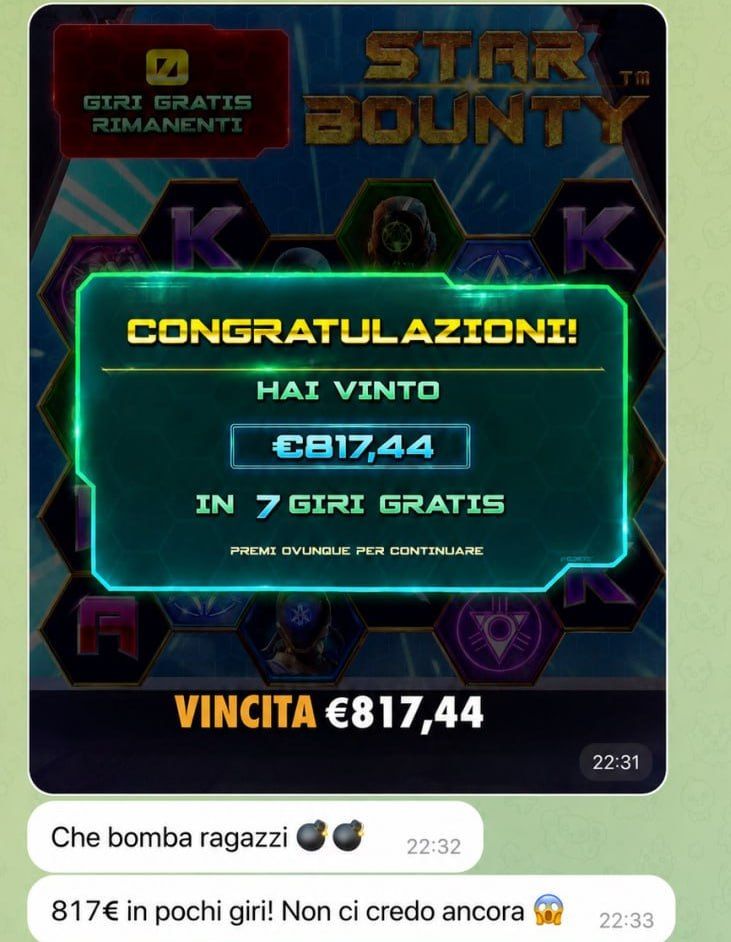 Feedback Vincita 4