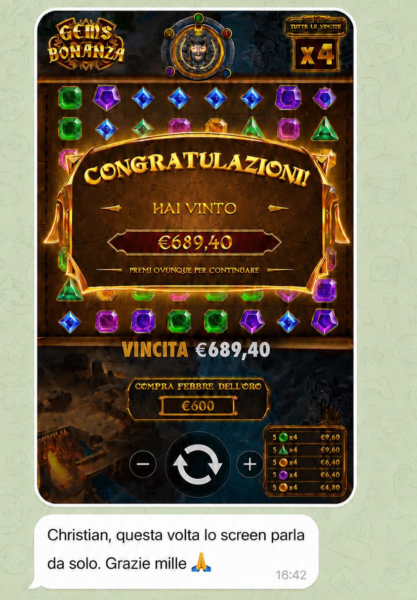 Feedback Vincita 3